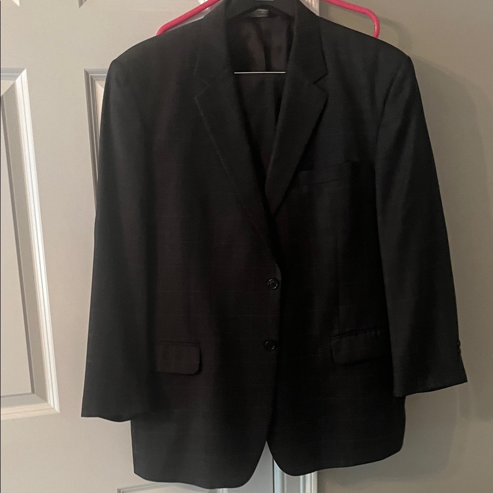 Jos. A. Bank Charcoal with blue stripes Men's Suit